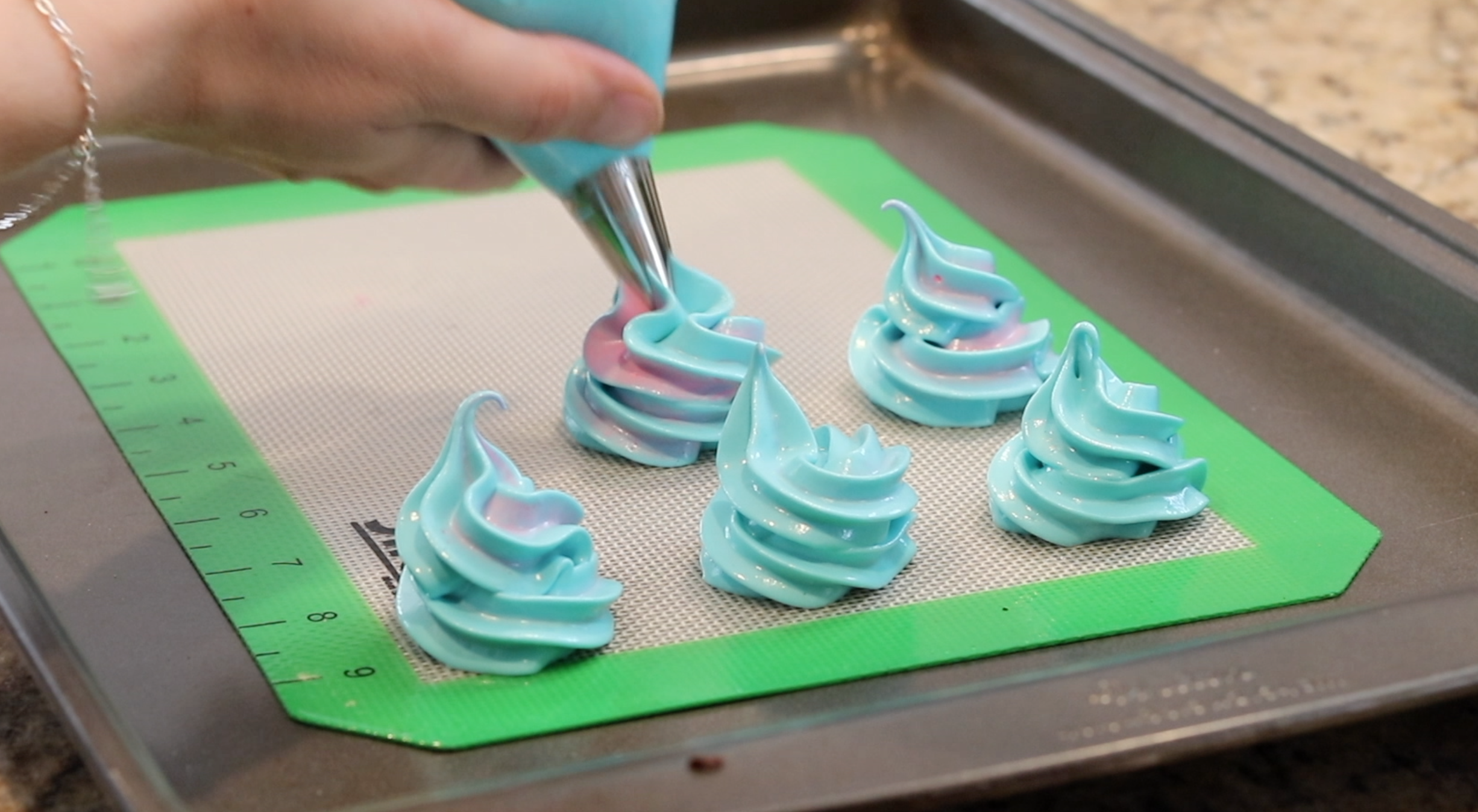 Three Ingredient Unicorn and Galaxy Cookies (Cooking With Carson)