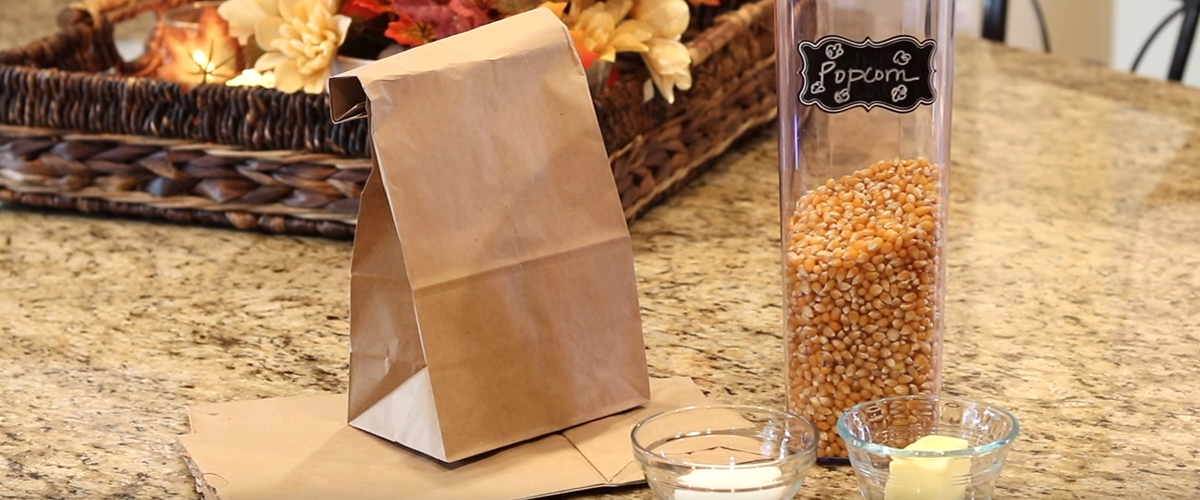 EASY & CHEAP SNACK! DIY Microwave Popcorn Bags