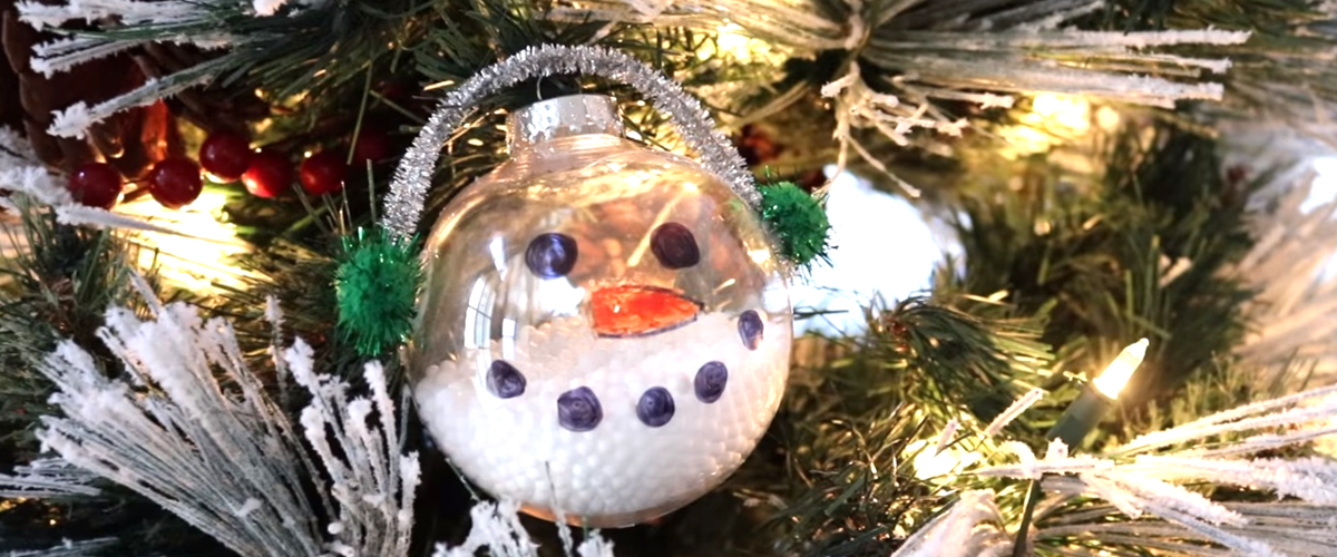 Dollar Tree Christmas DIYs | Snowman Ornaments for Kids