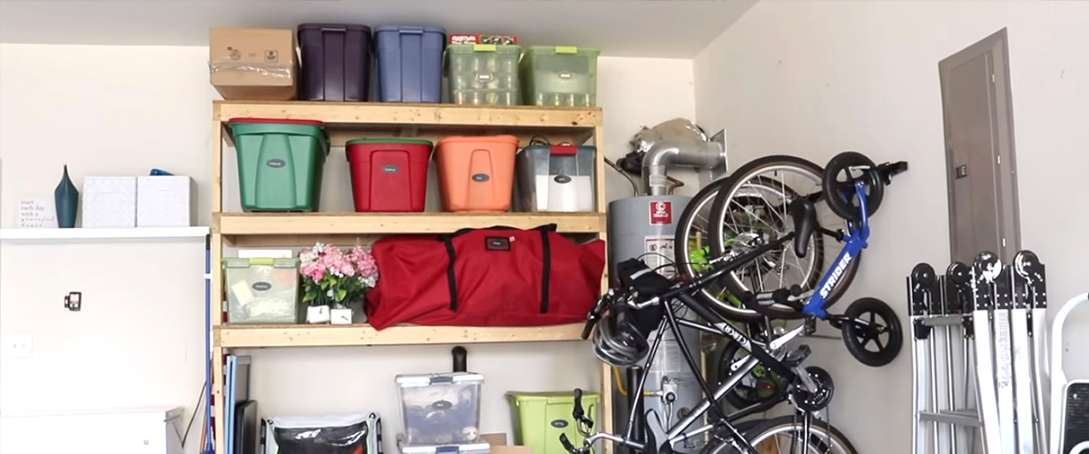 We got rid of 1/2 our stuff! GARAGE ORGANIZATION