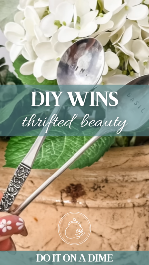DIOAD- DIY Wins Thrifted Beauty Pinterest Image