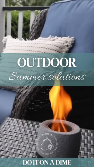 DIOAD- Outdoor Summer Solutions Pinterest Image